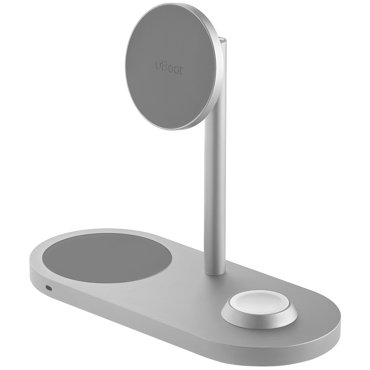 Беспроводное зарядное устройство uBear Stage 3 in 1 WL07SL31-AD серебристый 7990₽