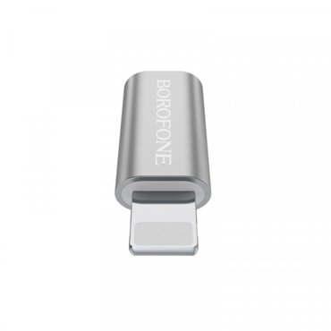 Переходник Borofone BV5 MicroUSB to Lightning Silver 304₽