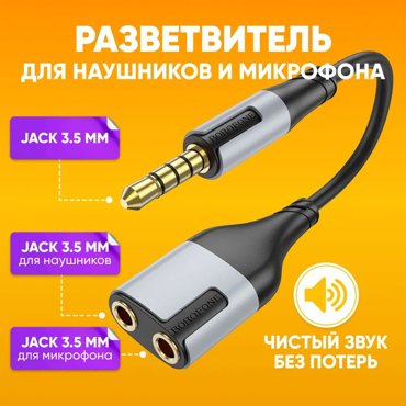 Переходник Borofone l19 универсальный 383₽
