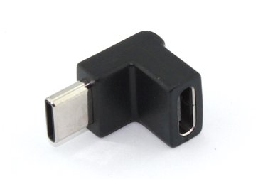 Переходник OTG USB Type A мама на Type-C папа угловой 360₽