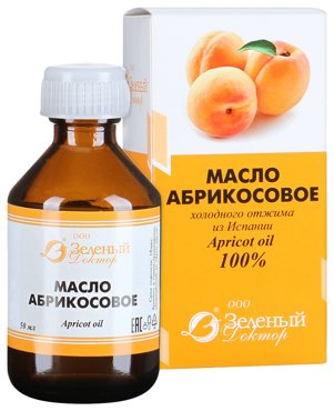 Масло абрикос Зеленый доктор косметическое 50 мл 237₽