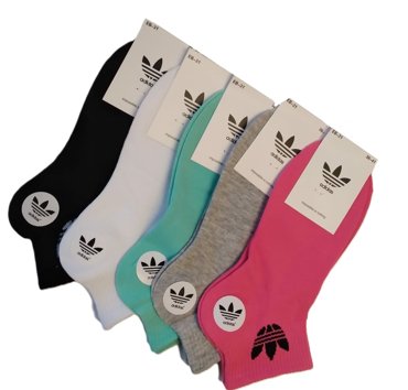 Комплект носков женских Adidas EB-31 в ассортименте 36-41 5 пар 650₽