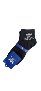 Комплект носков женских Adidas Originals gnk черных 37-41 2 пары 250₽