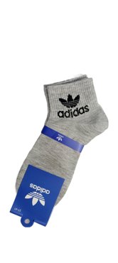 Комплект носков женских Adidas Originals gnk серых 37-41 2 пары 250₽