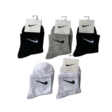 Комплект носков женских Nike Н5Ж белый черный серый 37-41 5 пар 450₽