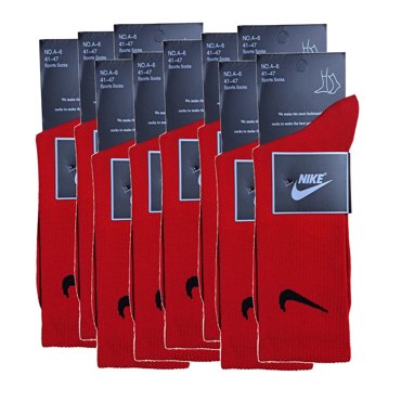 Комплект носков женских Nike NIKE-A-6__10-Red красных one size 1990₽