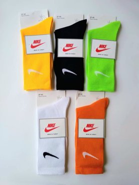 Комплект носков женских Nike WD разноцветных 37-41 5 пар реплика 750₽