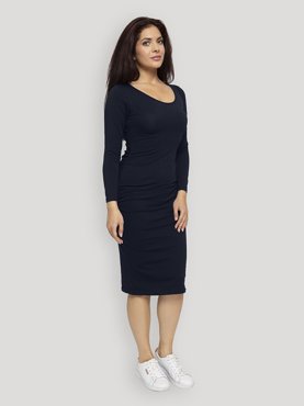 Платье для беременных женское Lunarable kelb005_ синее 2XL 1599₽