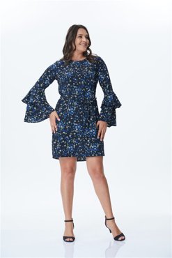 Платье женское My Line Moda 417 черное 52 RU товары доставляются из-за рубежа 2874₽