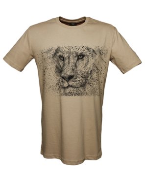 Футболка мужская BEARS GEAR regularprintm бежевая xl 2000₽