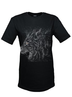 Футболка мужская BEARS GEAR regularprintmrl черная 2XL 2000₽