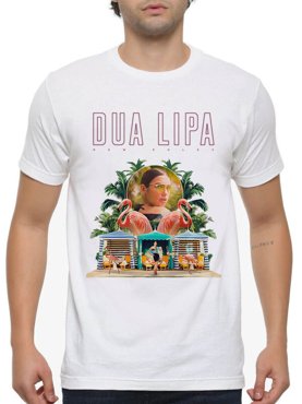 Футболка мужская Design Heroes Дуа Липа белая 2XL 1495₽