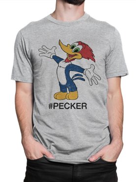 Футболка мужская Design Heroes Дятел Вуди серая S 1495₽