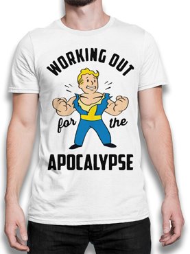 Футболка мужская Design Heroes Fallout белая M 1495₽