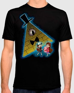 Футболка мужская Design Heroes Gravity Falls черная L 1695₽