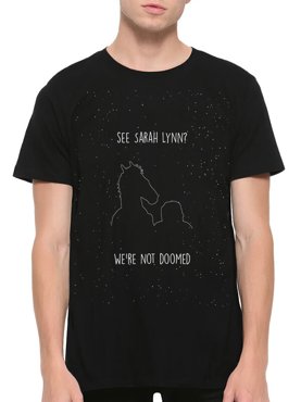 Футболка мужская Design Heroes Конь БоДжек черная XS 1695₽