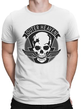 Футболка мужская Design Heroes Metal Gear Solid - Outer Heaven белая M 1495₽