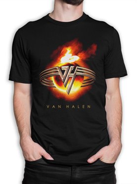 Футболка мужская Design Heroes Van Halen черная XS 1695₽