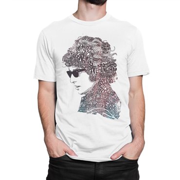 Футболка мужская DS Apparel Боб Дилан 945586-2 белая M 1495₽