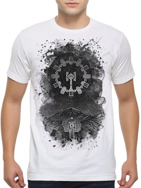 Футболка мужская DS Apparel Интерстеллар - Кристофер Нолан 12345-2 белая 2XL 1495₽