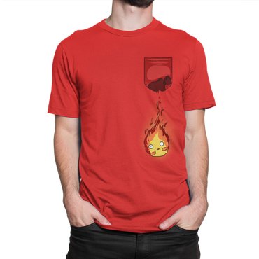 Футболка мужская DS Apparel Кальцифер в Кармашке 358058-2 красная M 1695₽