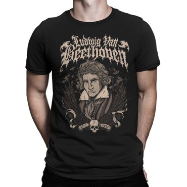 Футболка мужская DS Apparel Людвиг ван Бетховен 33017-2 черная S 1695₽