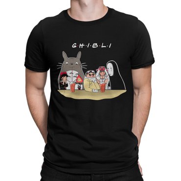 Футболка мужская DS Apparel Студия Гибли - Друзья 355055-2 черная S 1695₽