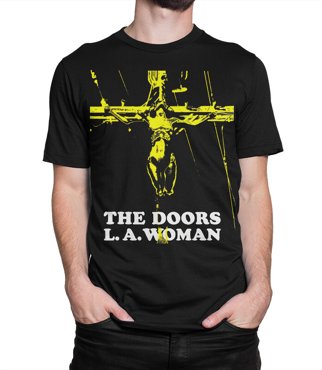 Футболка мужская DS Apparel The Doors - LA Woman 9899044-2 черная L 1695₽
