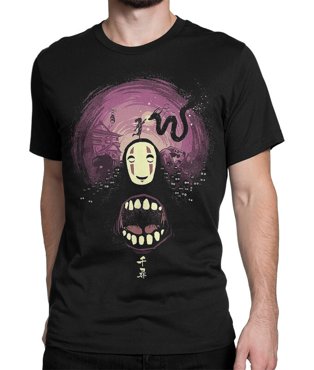 Футболка мужская DS Apparel Унесённые Призраками 33011-2 черная XL 1695₽