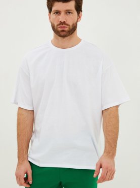 Футболка мужская Uzcotton UZ-F-Over-Pr белая S 505₽