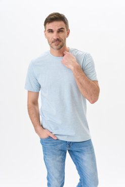 Футболка унисекс Uzcotton Premium голубая 3XL 490₽