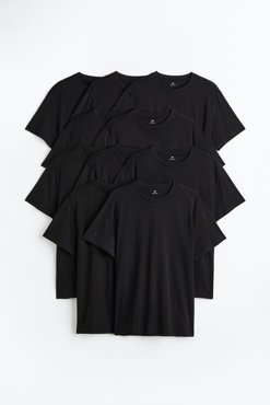 Комплект футболок мужских HM 0975620020 черных XS доставка из-за рубежа 11090₽