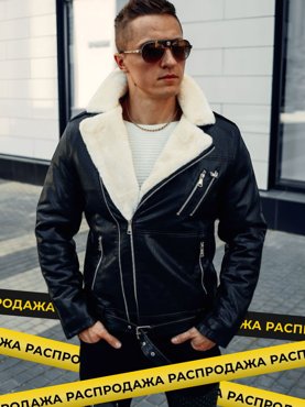 Дубленка мужская SKULL LOFT S202 черная 52 RU 6999₽