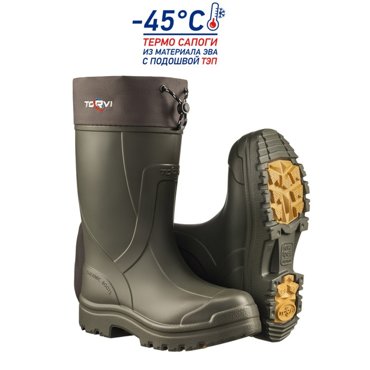 Резиновые сапоги мужские Torvi 1059874 зеленые 42 RU 7148₽