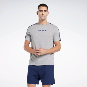Футболка мужская Reebok Identity Vector Tape T-Shirt серая 2XL 2390₽