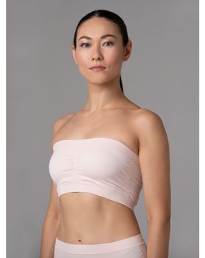 Бюстгальтер женский Mademoiselle Fascia Corta Con CE Ilar белый SM 2599₽