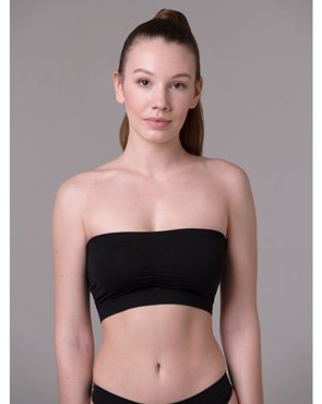 Бюстгальтер женский Mademoiselle Fascia Corta Con CE Ilar черный LXL 2209₽