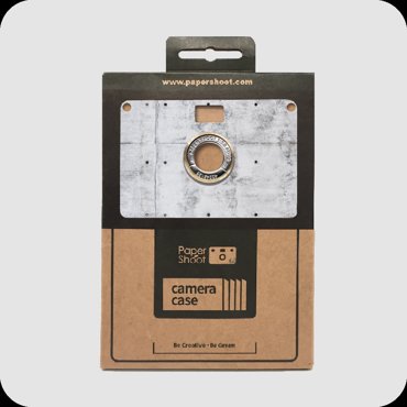 Чехол для фотоаппарата унисекс PaperShoot Exposed Concrete серый 2390₽
