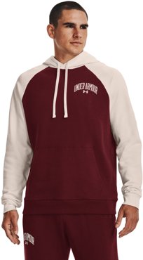 Худи мужское Under Armour Ua Rival Wm Colorblock Hoodie бордовое SM 4690₽