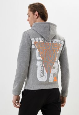 Толстовка мужская BLACKSI 4340 серая 3XL 1437₽