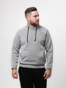 Толстовка мужская BLACKSI 4341 серая XL 1521₽