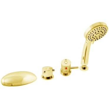 Смеситель на борт ванны Rav Slezak Dunaj Termostat DT2705PZ 82052₽
