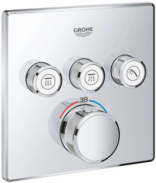 Термостат для душа Grohe Grohtherm SmartControl 29126000 хром 77161₽