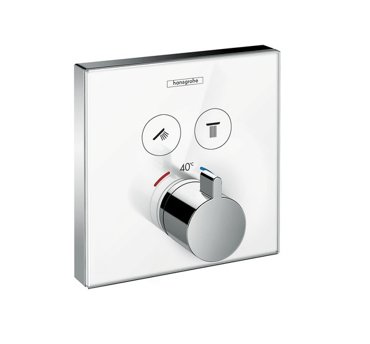 15738400 ShowerSelect Glass Термостат ShowerSelect для двух потребителей стеклянный СМ 129893₽