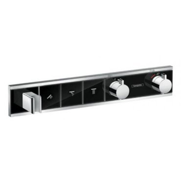 Термостат hansgrohe RainSelect для душа на 3 потребителя черныйхром 15356600 297570₽