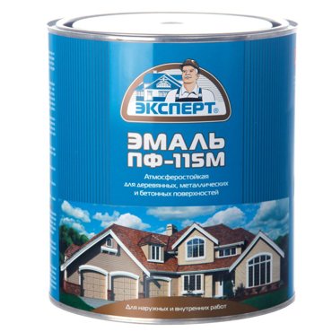 Эмаль ЭКСПЕРТ ПФ-115М глянц вишневая 04 кг 400₽