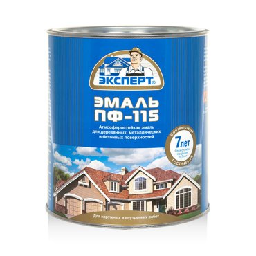 Эмаль Эксперт ПФ-115М глянцевая голубая 27 кг 1000₽