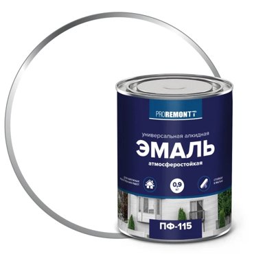 Эмаль Proremontt ПФ-115 белый глянцевый 09кг 373₽