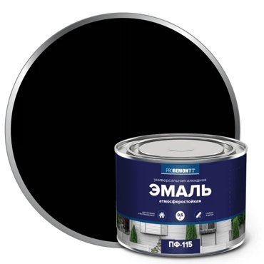 Эмаль Proremontt ПФ-115 черный 05кг 454₽