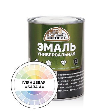 Эмаль универсальная алкидная Expert База А 08кг 717₽